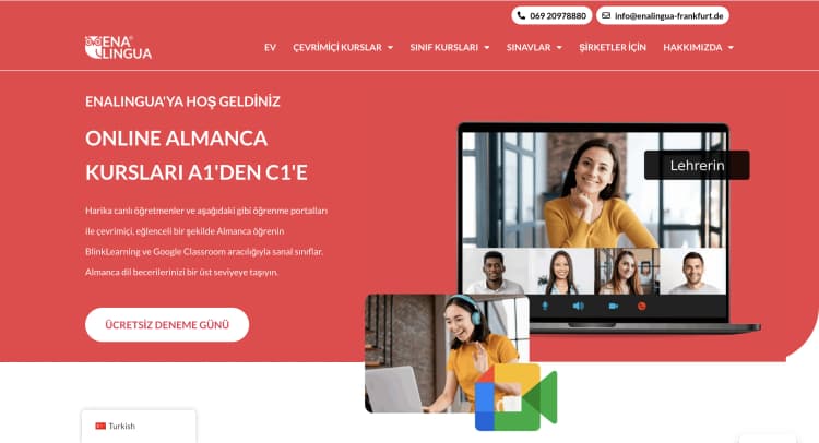 Frankfurt'tan Samimi Online Sınıflar